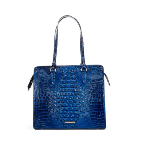 NWT Brahmin Melbourne Collection Tia Tote Bag - Sapphire